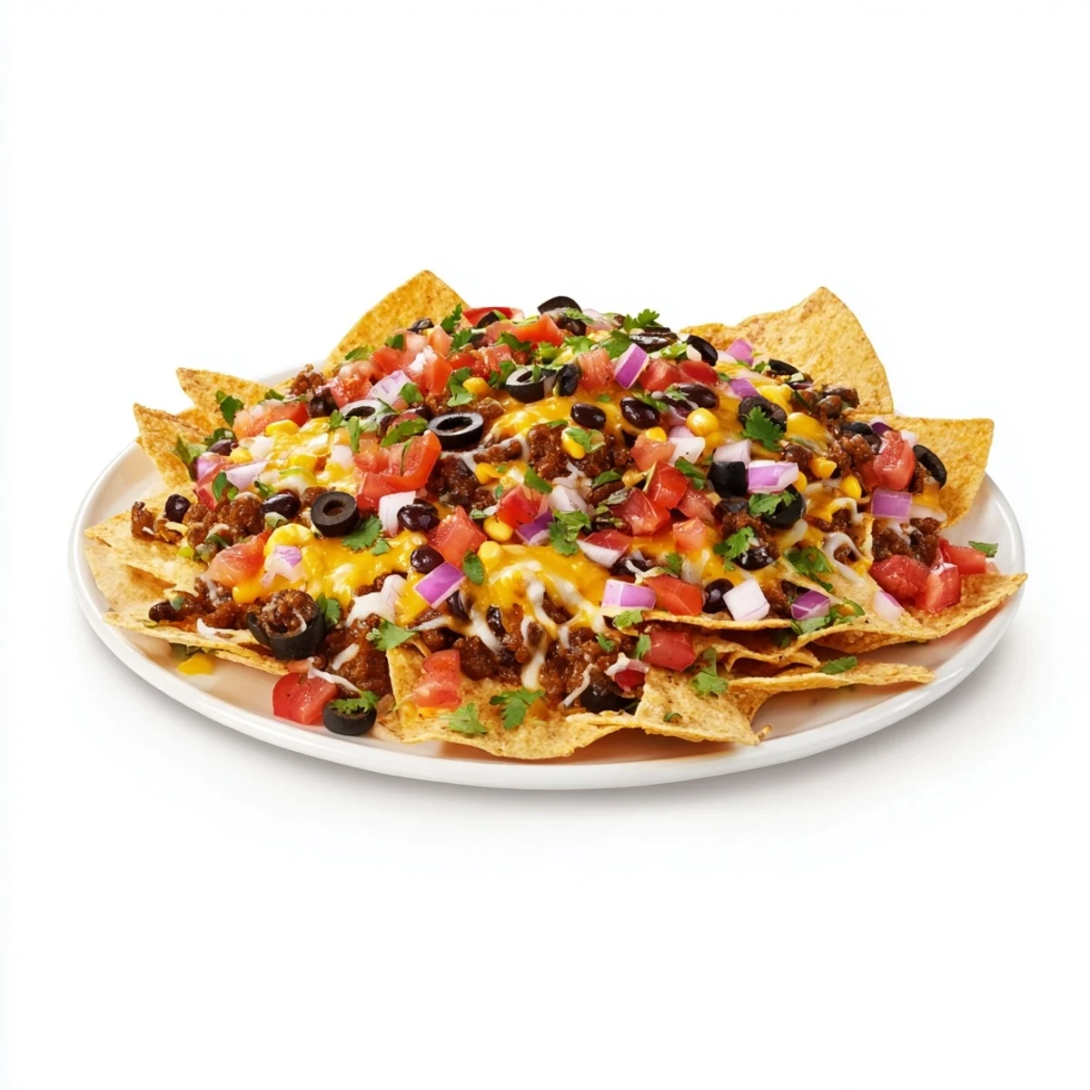 Oven-baked sheet pan nachos, dripping with cheese and loaded with fresh toppings, ready to devour!