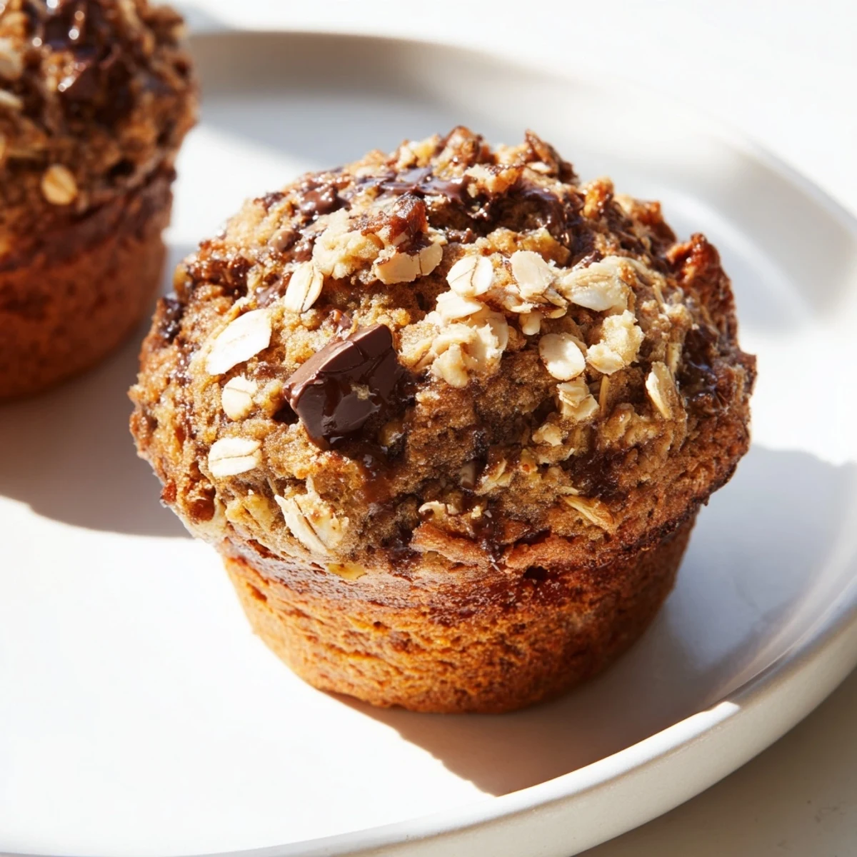 Fluffy freezer-friendly breakfast muffins with a golden top, perfect for a quick morning meal.