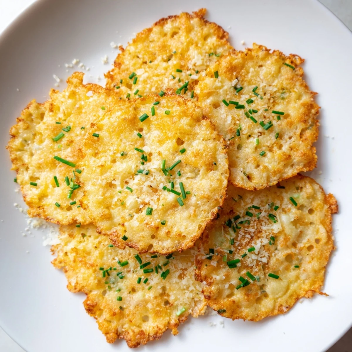 Golden, crispy, and savory Crispy Cottage Cheese Chips, the perfect high-protein baked snack.