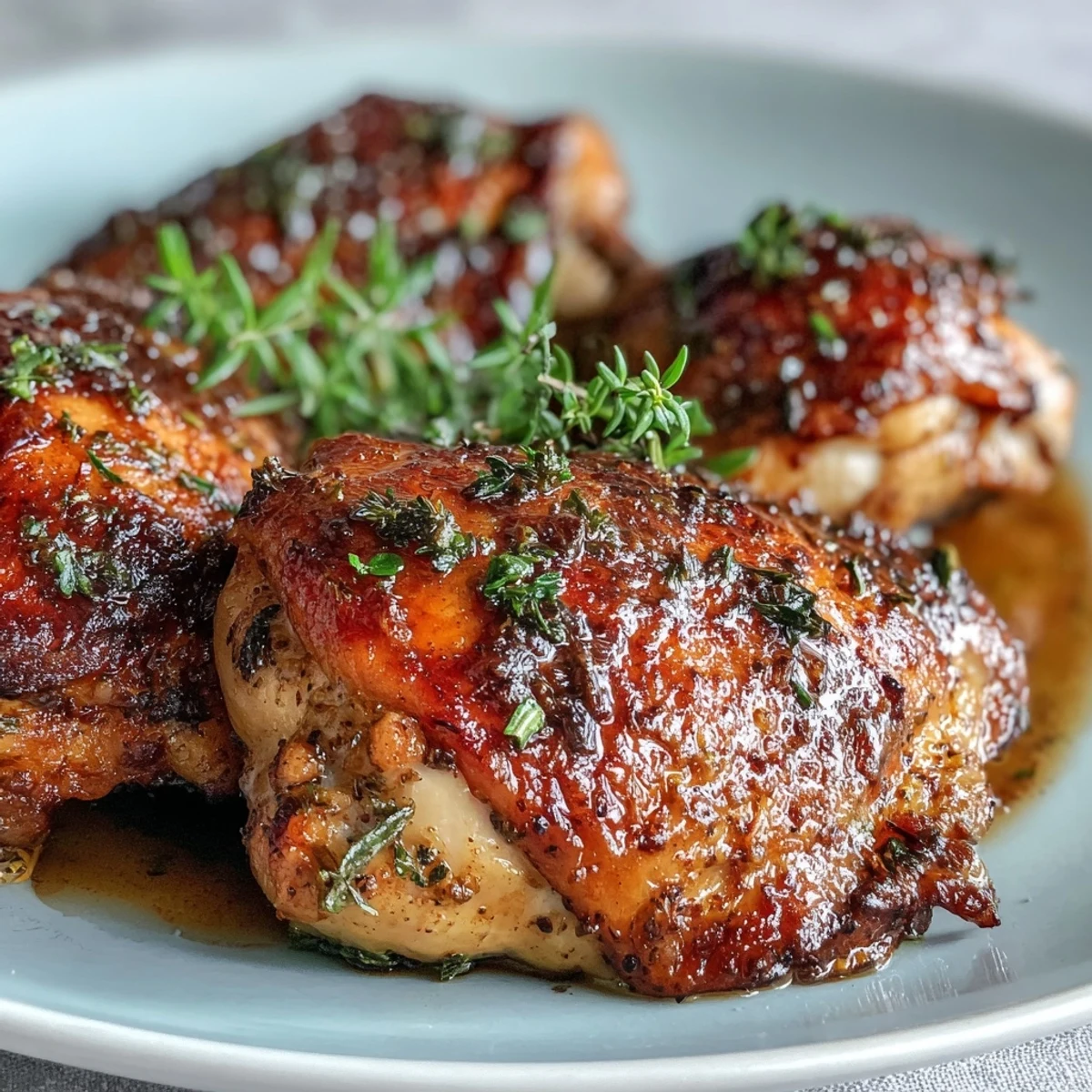 Freshly cooked Oven Baked Chicken Breast sliced to show juicy interior, drizzled with olive oil and herbs on a rustic wooden board.