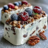 Frozen Yogurt Bark with Berries