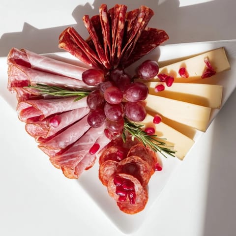 Crimson Crest Charcuterie Board