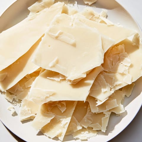 Crisp white chocolate 'ice sheets' with sharp parmesan shards create the Arctic Tundra's dramatic visual.