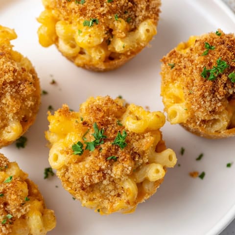 Mini Mac Cheese Muffins