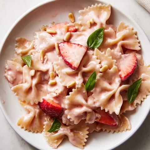 Strawberry Sour Cream Pasta