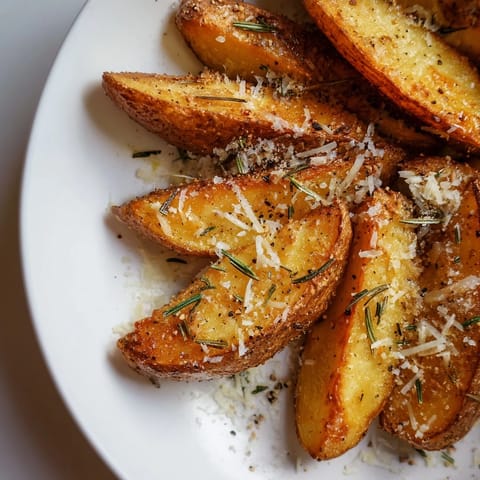 Rosemary Parmesan Potato Wedges