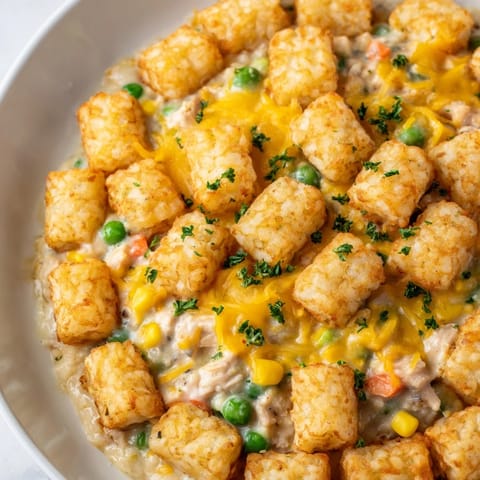 Crispy Tater Tot Casserole