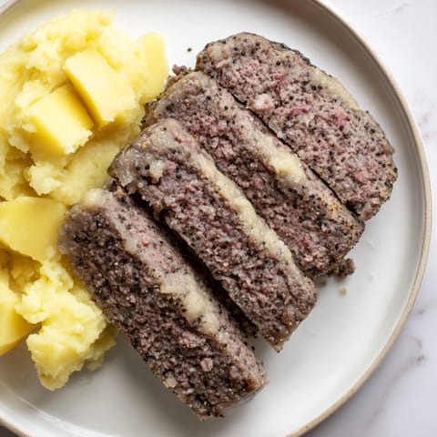 Scottish haggis savory pudding