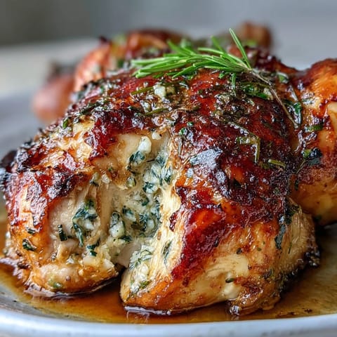 Herb Butter Roast Chicken