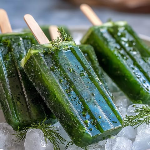 Viral TikTok pickle juice popsicles, a surprisingly delicious, cool, and easy snack.