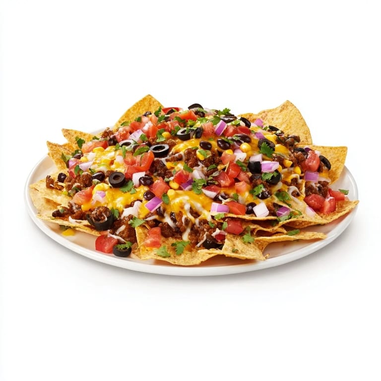 Oven-baked sheet pan nachos, dripping with cheese and loaded with fresh toppings, ready to devour!
