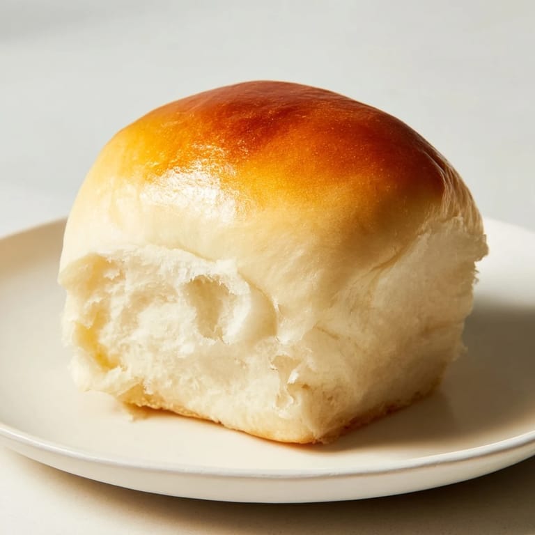 Freshly baked Quick-Rise Dinner Rolls with a tender crumb, ideal alongside a hearty soup or stew.