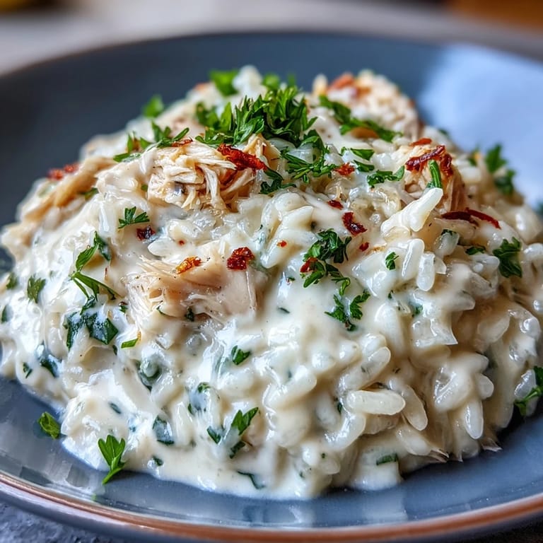 Flaky smoked haddock nestled in creamy risotto with Parmesan, ready to be enjoyed after a comforting 45-minute cook.  